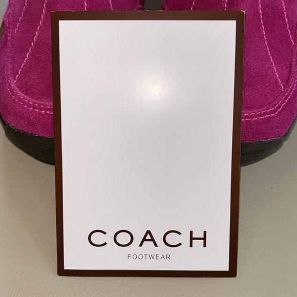 COACH Vintage Snow Boots Hot Pink - Size 7 - Picture 11 of 11